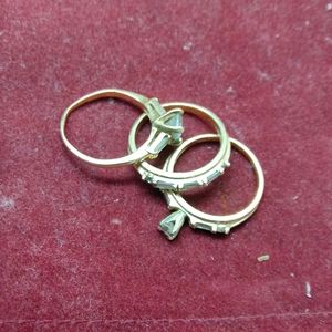 14 kt Diamond & Gold Set